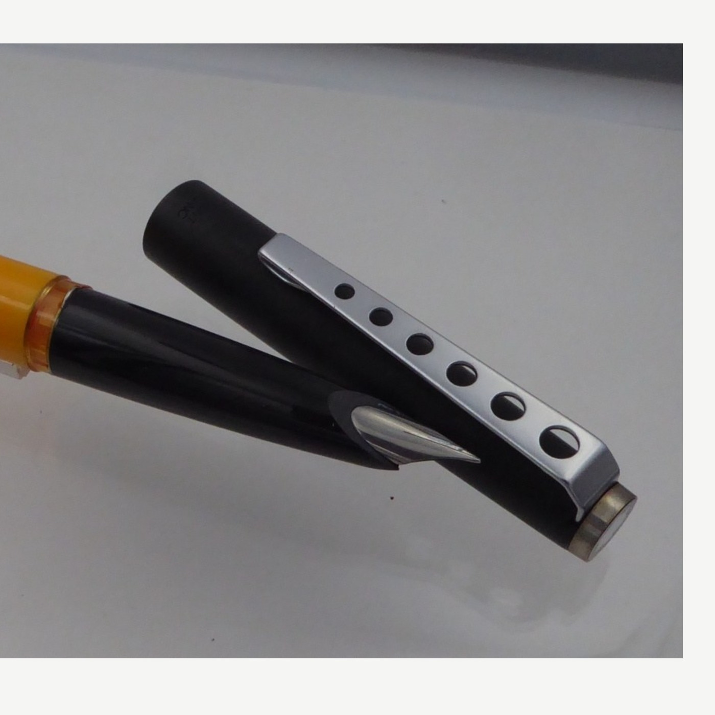 Montblanc — Carrera — Extra Fine tip steel nib with a little flex nib — fountain pen for sale on Nibfolio — photo 3