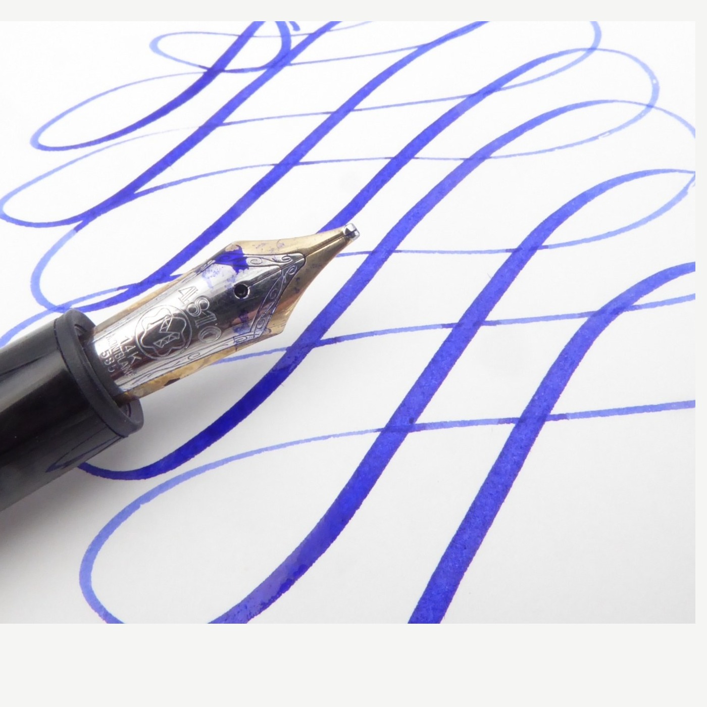 Montblanc — Meisterstück 146 — OBB Double broad oblique with stubbish tip nib — fountain pen for sale on Nibfolio — photo 6