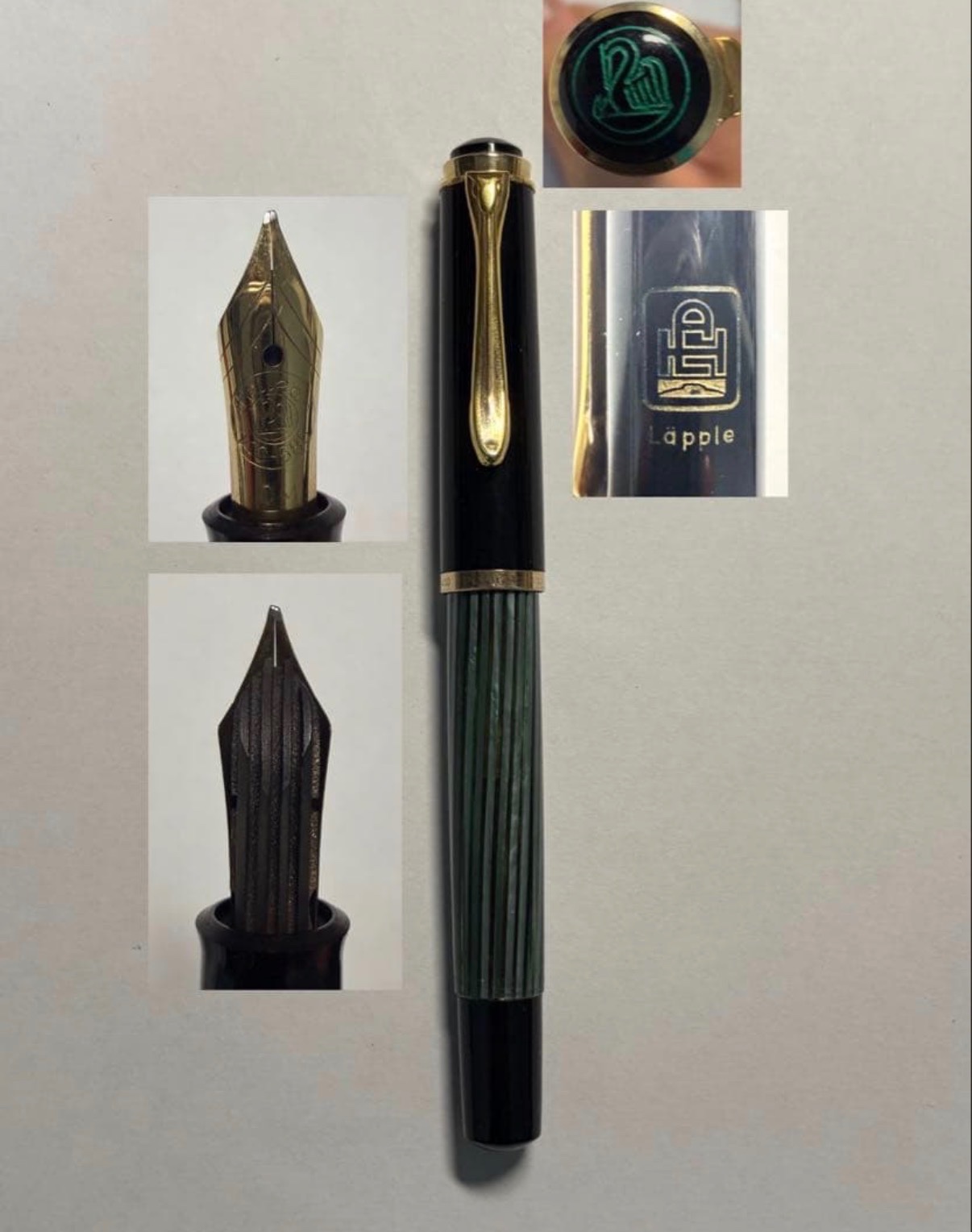 Pelikan — 1950ties 400 with oblique nib — Oblique Medium nib — fountain pen for sale on Nibfolio — photo 3